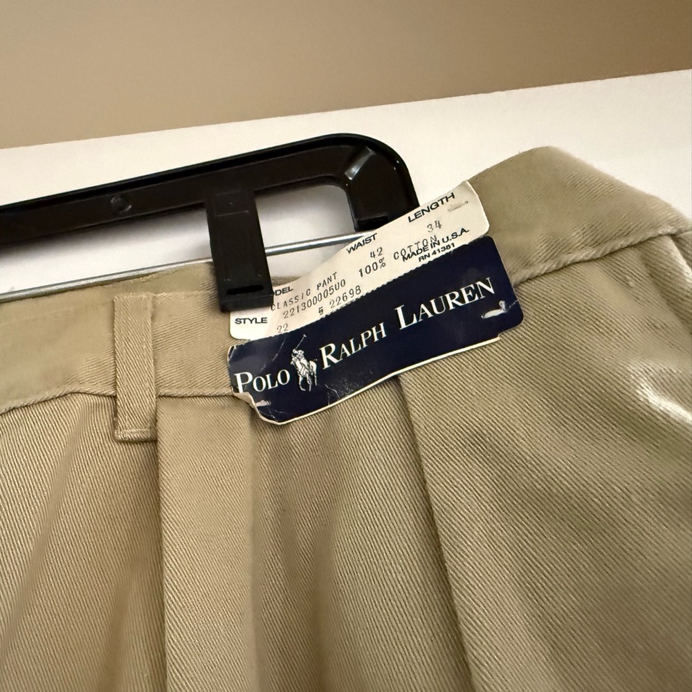 Vintage Polo by Ralph Lauren Khaki Men's Pants